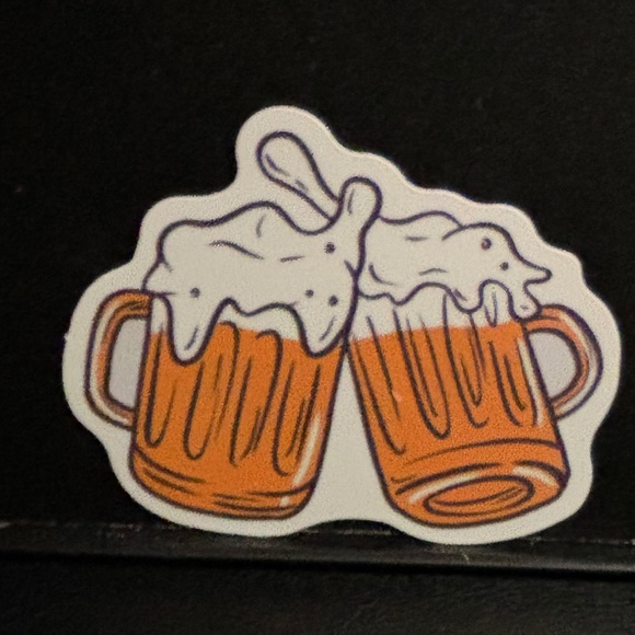 CHEER BEER MUG STICKER - Picture 1 of 1